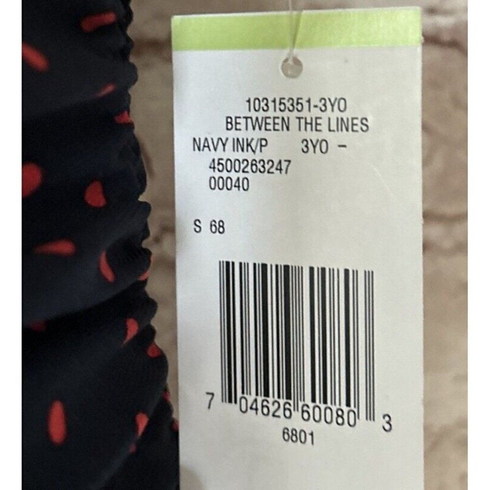 Evan Picone Womens Dress Navy Blue Red Polka Dot Surplice Ruched Size 4 NEW - Picture 5 of 5